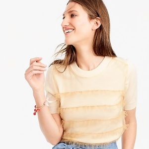 JCrew Tippi short sleeve sweater